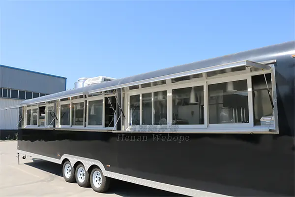 36ft Galvanized food trailer