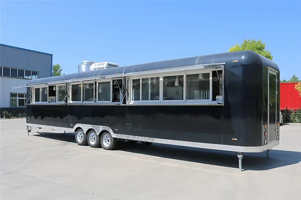 Galvanized food trailer on sale