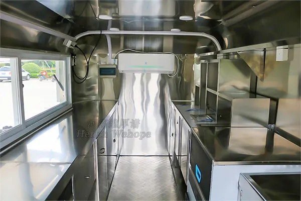airstream food trailer inner overview